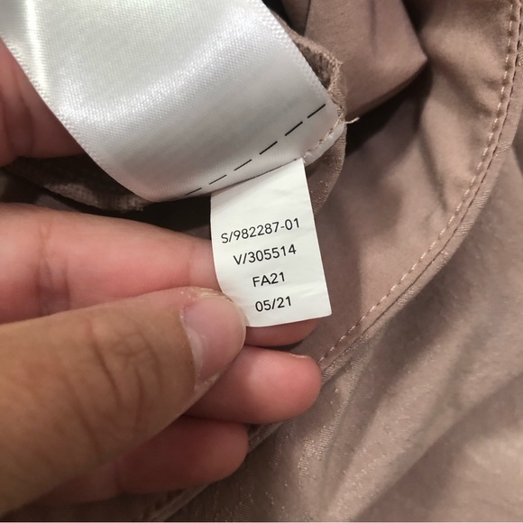 Athleta Brooklyn Ankle Pant Cropped Blush Pink Floral Texture Women’s 18 - Picture 8 of 8